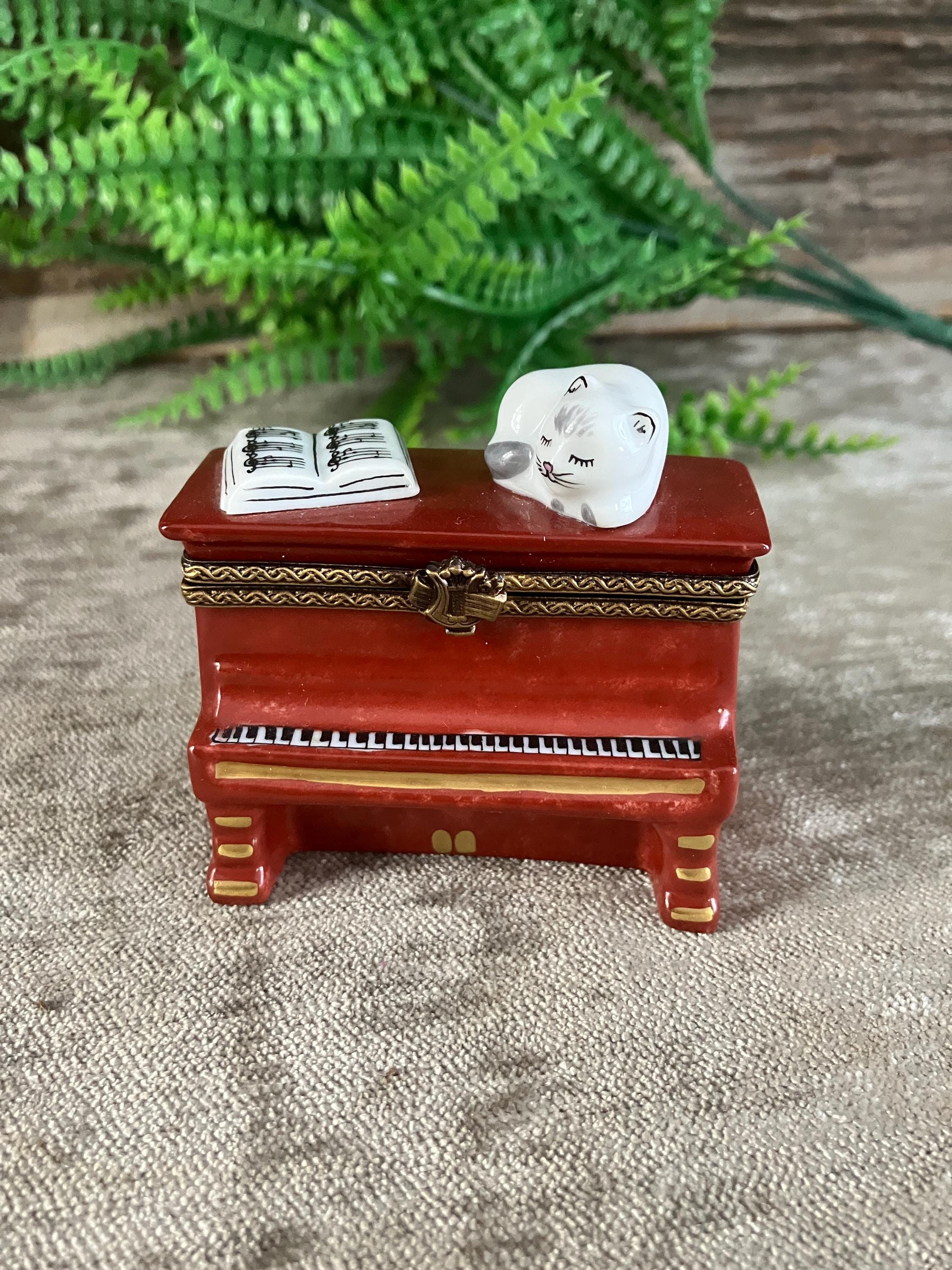 Limoges Piano Trinket Box - Etsy