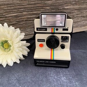 希少 美品 ビンテージカメラ POLAROID かす 360 ポラロイドストロボセット 