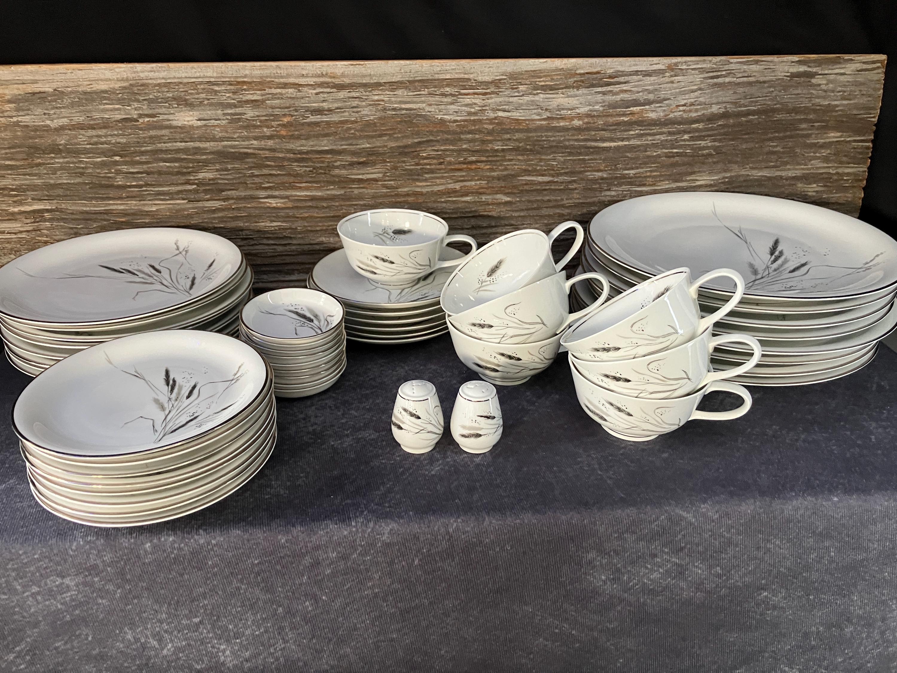 Vintage Wheat Pattern China Set - Etsy Canada