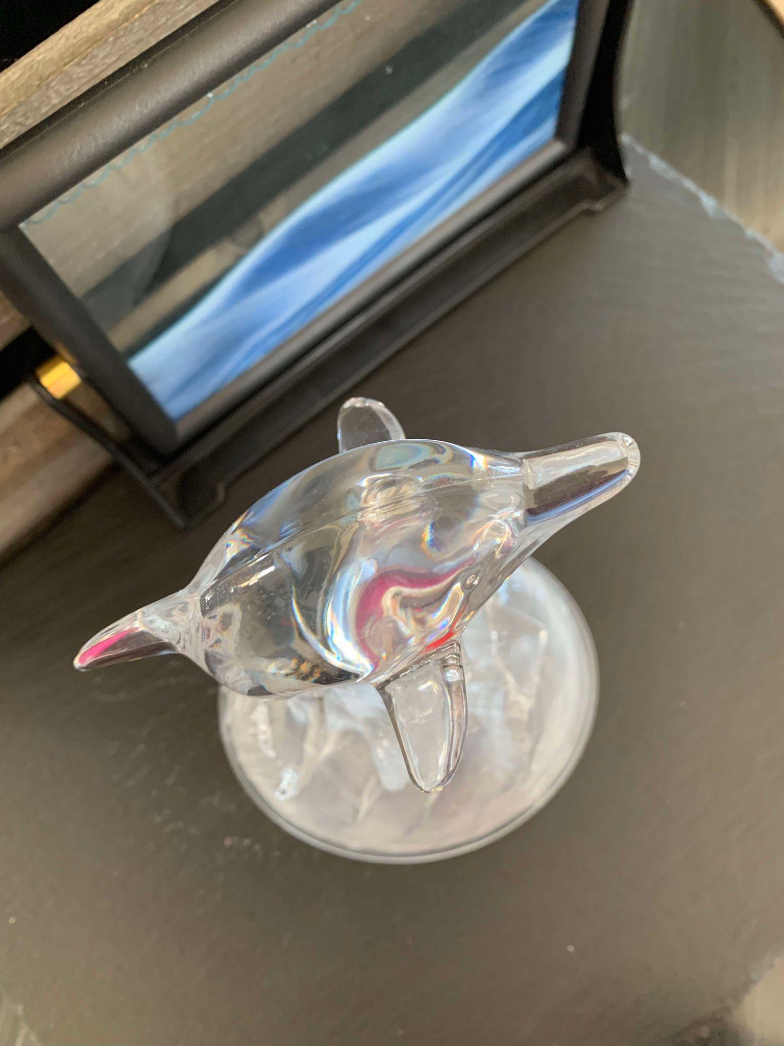 Cristal D'arques, Garanti, Genuine Lead Crystal, France, Dolphin
