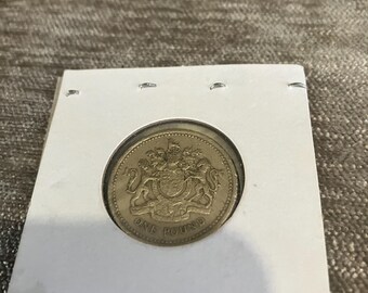 1983年イギリス1ポンド硬貨：裏面のエラー - Etsy 日本