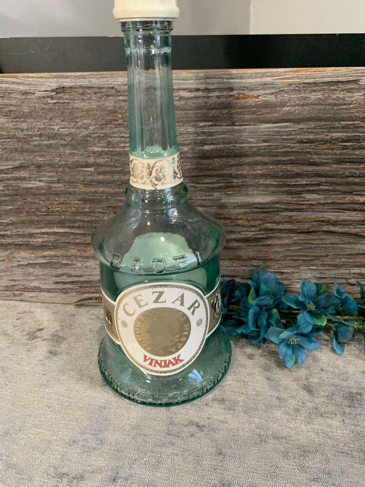 Empty Cezar Stari Vinjak (brandy) Bottle, Yugoslavia (zagreb