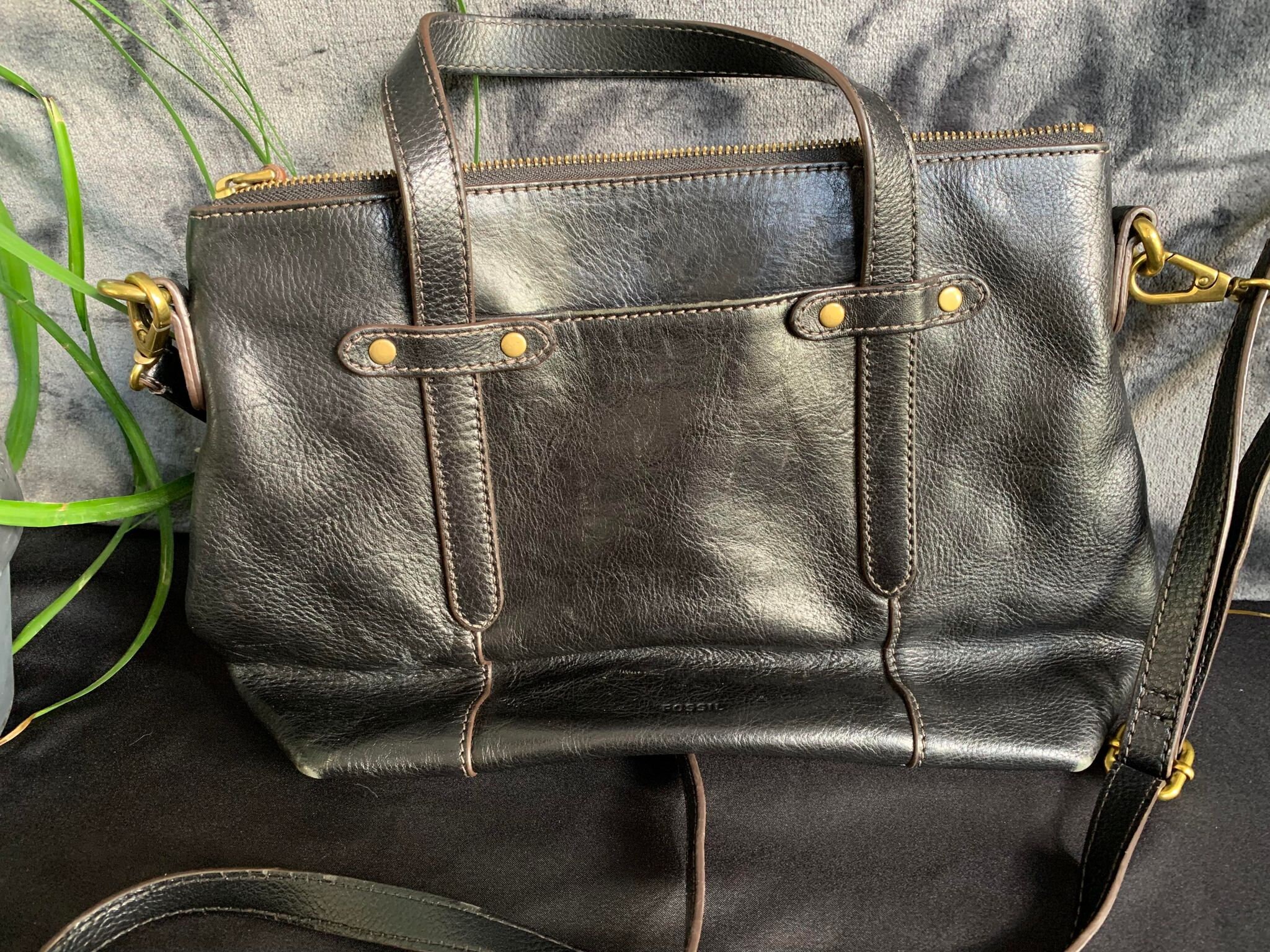 Fossil Handbag Relic Felicity Satchel Vintage Fossil Handbag UK