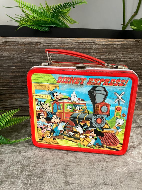 ディズニー ブリキランチボックス DISNEY EXPRESS ビンテージ Vintage Disney Express Metal Lunchbox - Etsy