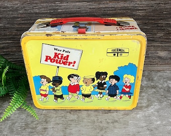 Fiambrera metálica Wee Pals de 1972. Década de 1970.