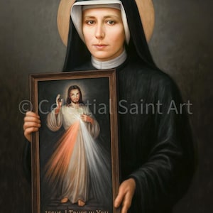 St. Faustina - Digital Print
