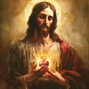 Sacred Heart of Jesus - Digital Print