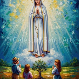 Our Lady of Fatima - Digital Print