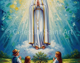 Our Lady of Fatima - Digital Print | High Resolution | Instant Access | Easy Download