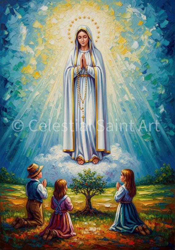 Our Lady of Fatima - Digital Print | High Resolution | Instant