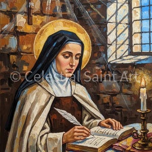 Sainte Thérèse d&#39;Avila - Impression numérique