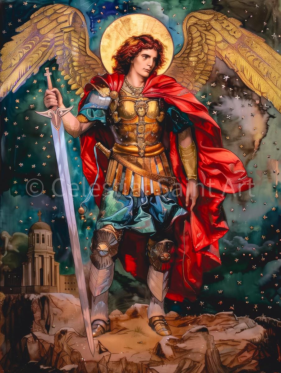 St. Michael the Archangel - Digital Print | High Resolution | Instant ...
