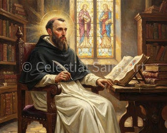 St. Thomas Aquinas - Digital Print | High Resolution | Instant Access | Easy Download