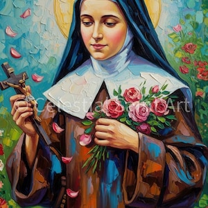 St. Therese of Lisieux - Digital Print