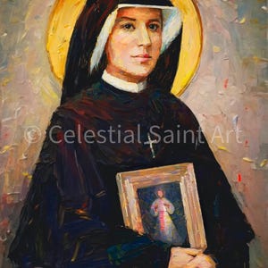 St. Faustina - Digital Print