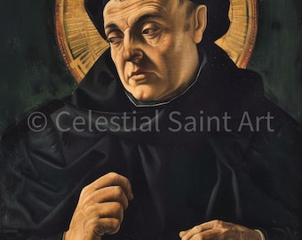 St. Thomas Aquinas - Digital Print | High Resolution | Instant Access | Easy Download