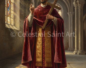 St. Charles Borromeo - Digital Print | High Resolution | Instant Access | Easy Download