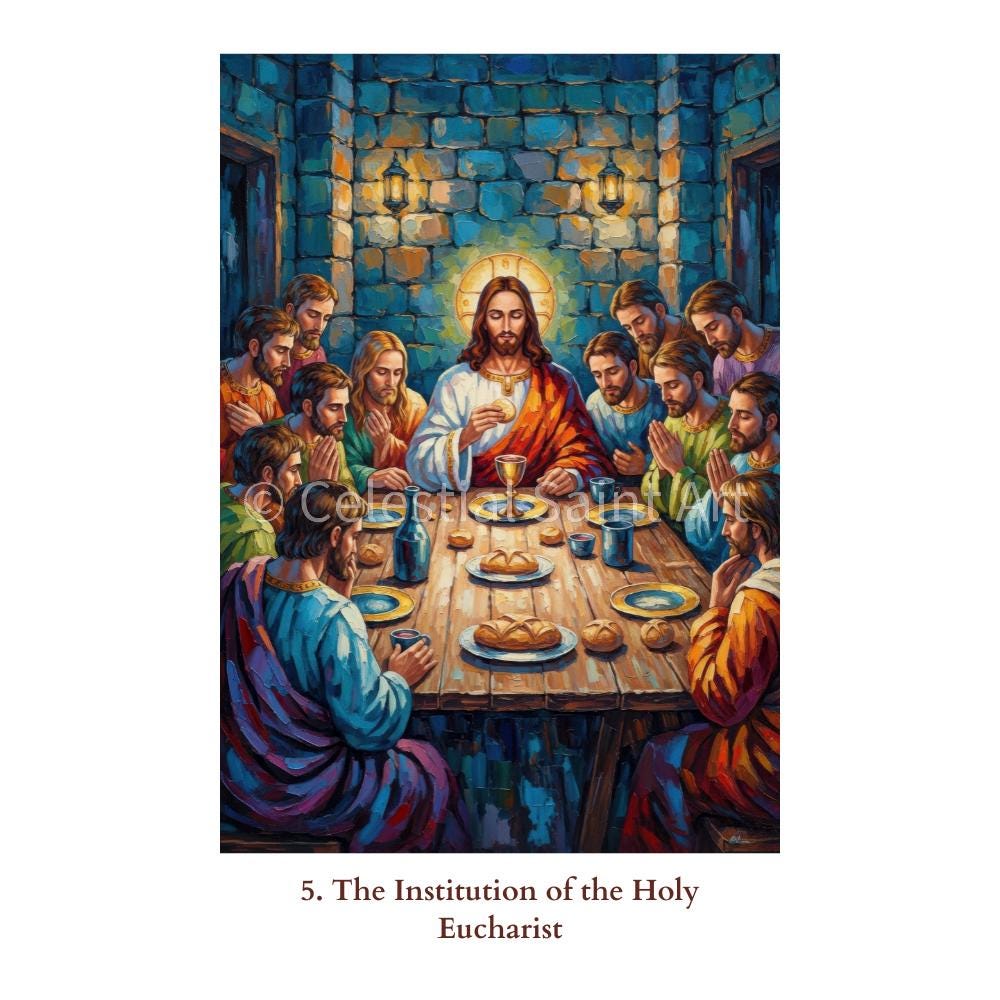 Luminous Mysteries of the Rosary - Digital Print Set | High Resolution ...