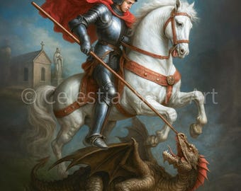 St. George - Digital Print | High Resolution | Instant Access | Easy Download