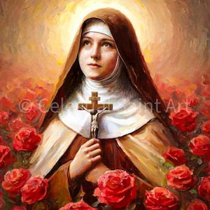 St. Therese of Lisieux - Digital Print