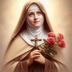 St. Therese of Lisieux - Digital Print