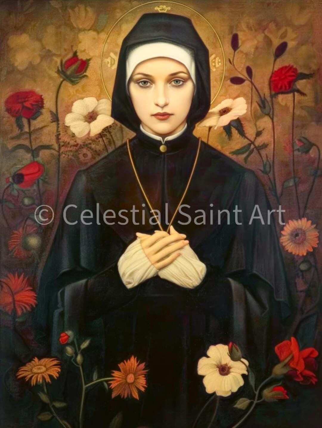 St. Elizabeth Ann Seton - Digital Print | High Resolution | Instant ...