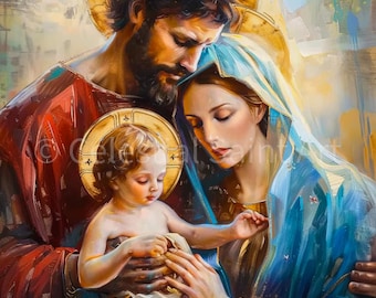 Holy Family - Digital Print