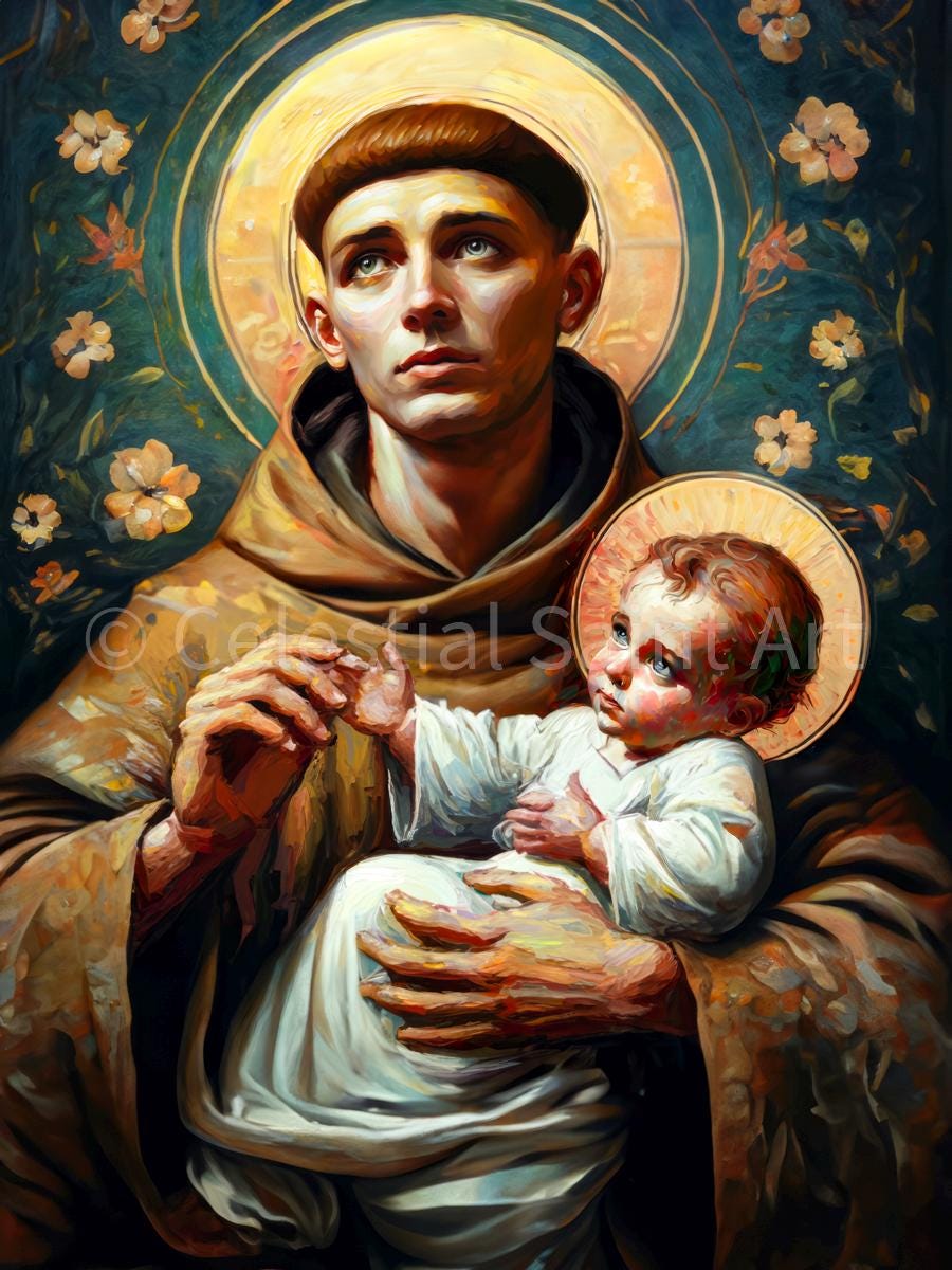 St. Anthony of Padua - Digital Print