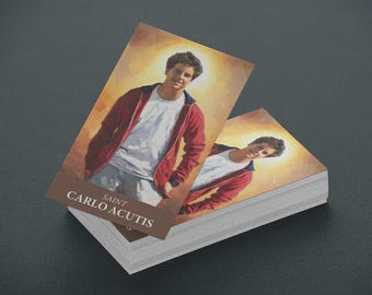 St. Carlo Acutis Prayer Cards | Wallet Size | 100, 200, 500
