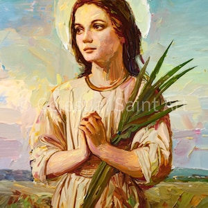 St. Maria Goretti - Digital Print