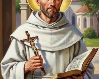 St. Bernard of Clairvaux - Digital Print | High Resolution | Instant Access | Easy Download