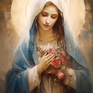 Blessed Virgin Mary | Our Lady - Digital Print