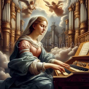 St. Cecilia - Digital Print