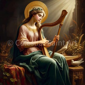 St. Cecilia - Digital Print