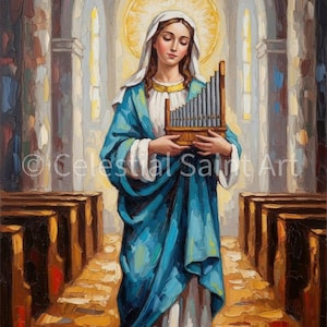 St. Cecilia - Digital Print