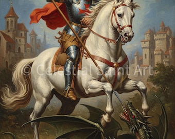 St. George - Digital Print | High Resolution | Instant Access | Easy Download