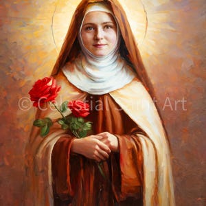 St. Therese of Lisieux - Digital Print