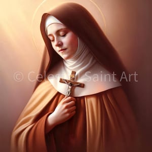 St. Therese of Lisieux - Digital Print