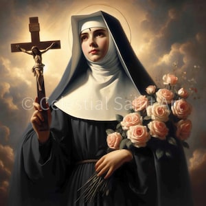 Santa Rita de Cascia - Impresión digital