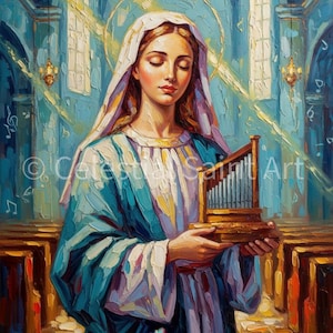 St. Cecilia - Digital Print
