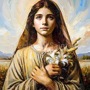 St. Maria Goretti - Digital Print