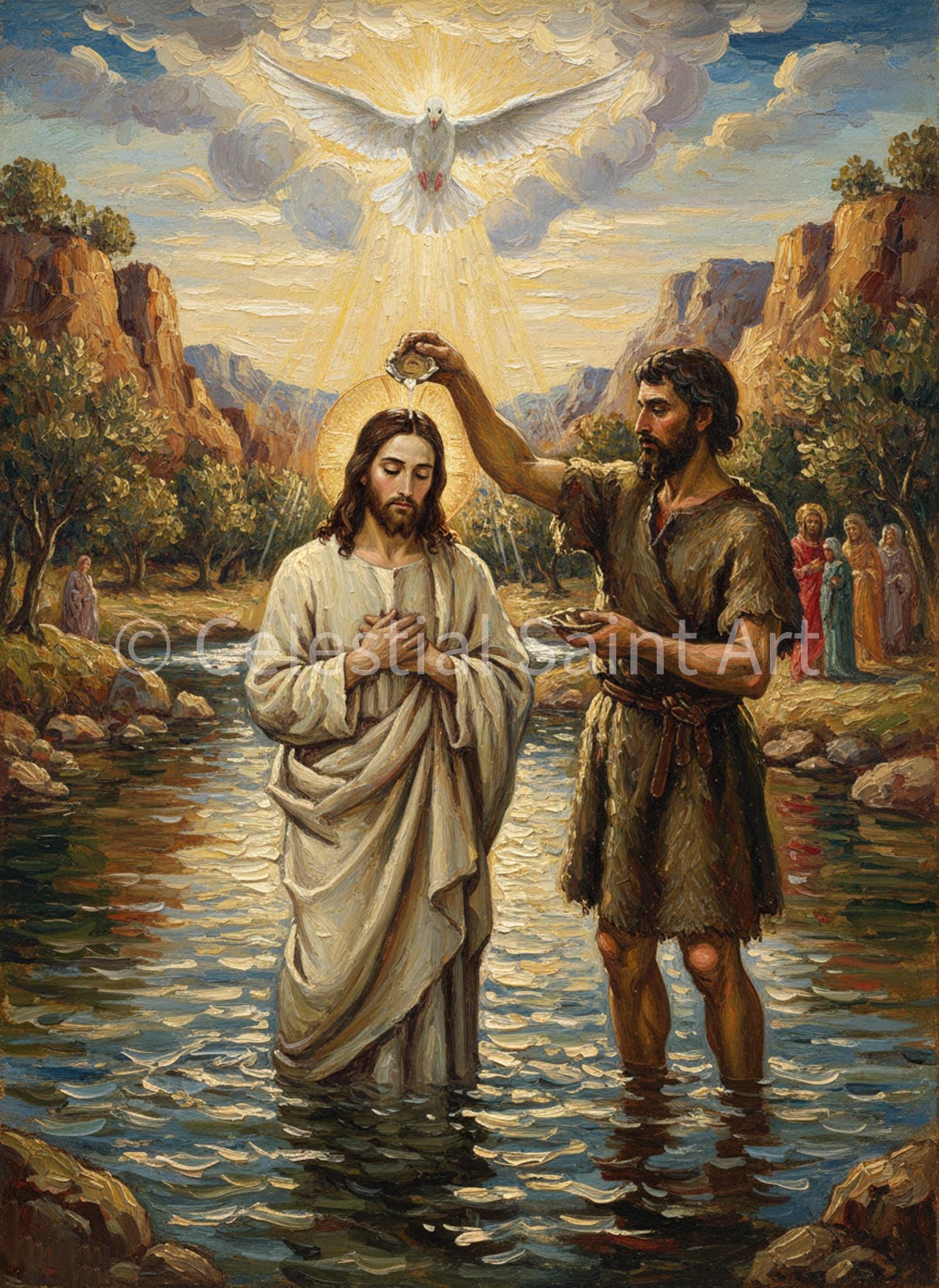 The Baptism of Jesus - Digital Print | High Resolution | Instant Access ...