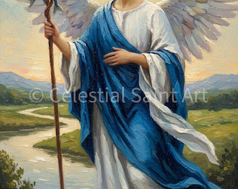 St. Raphael the Archangel - Digital Print | High Resolution | Instant Access | Easy Download