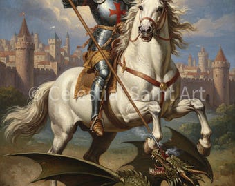 St. George - Digital Print | High Resolution | Instant Access | Easy Download