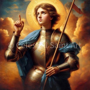 St. Joan of Arc - Digital Print