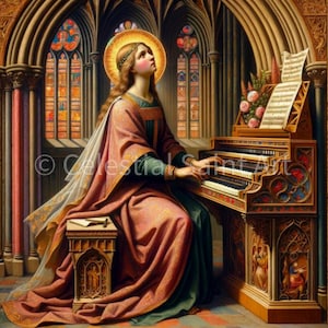 St. Cecilia - Digital Print