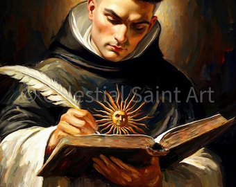 St. Thomas Aquinas - Digital Print | High Resolution | Instant Access | Easy Download
