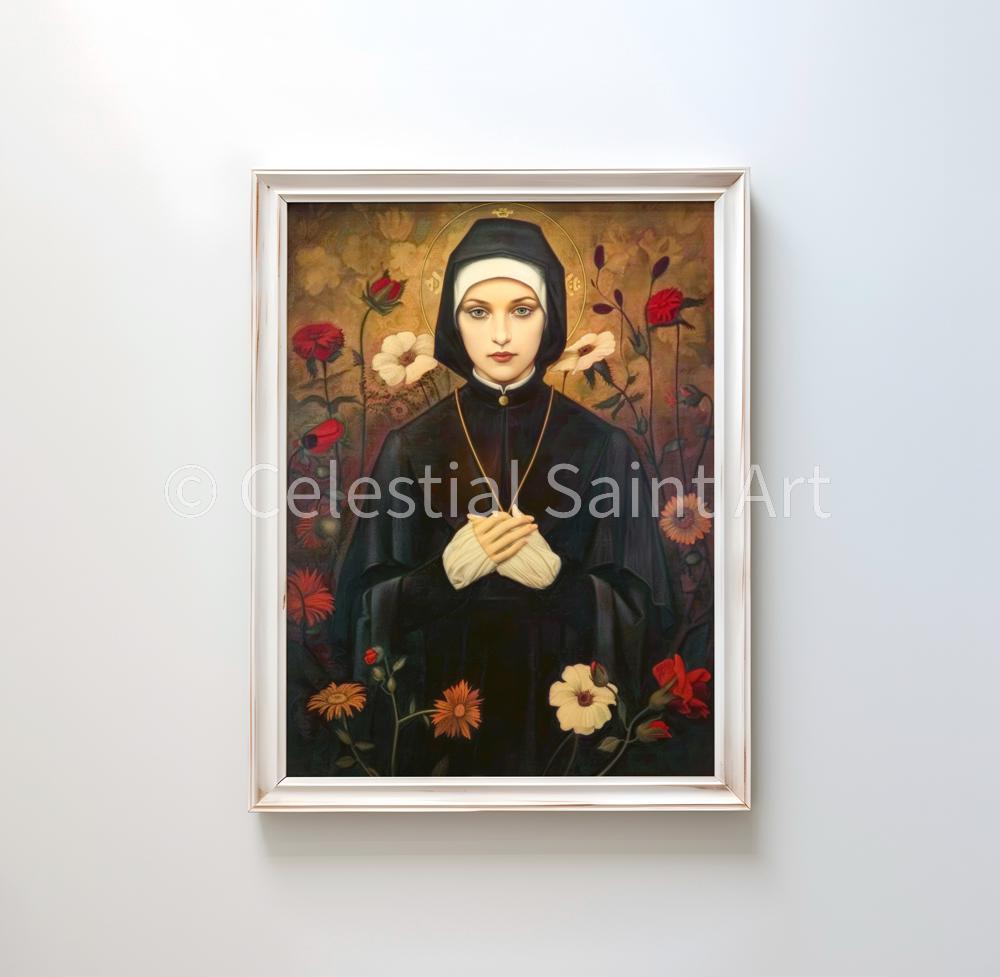 St. Elizabeth Ann Seton - Digital Print | High Resolution | Instant ...