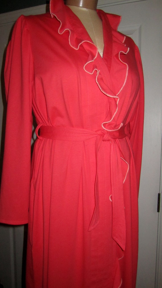 Item151 Womens Summer Retro Cotton Jersey Bathrobe Size Large Etsy