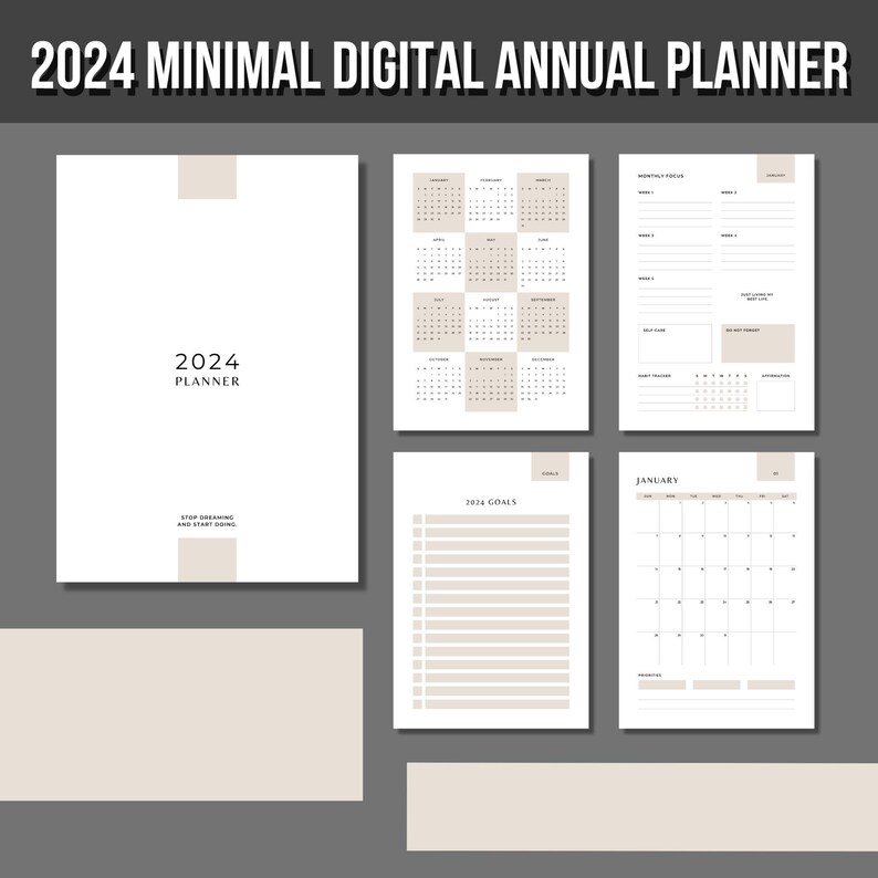 Digital Planner, Goodnotes Planner, 2024 Planner, Weekly Planner, Daily ...
